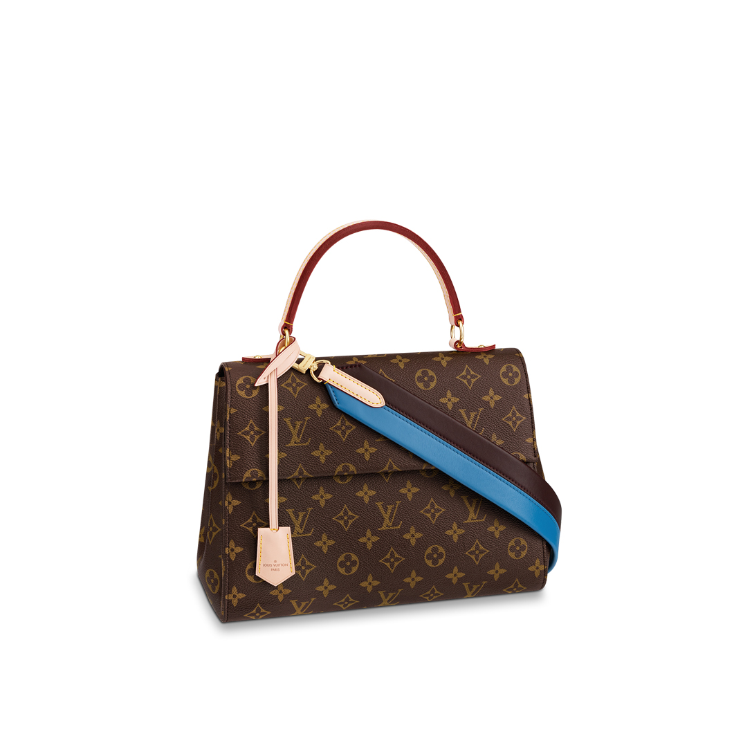 Louis Vuitton CLUNY MM Monogram Handbag M42735 Glacier Blue